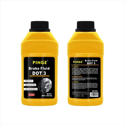 Automotive Brake Fluid Dot3Dot4 Synthetic Brake Fluid for Automobiles and Motorcycles, Universal High Boiling Point (Brake fluid) - english-250ml-dot3-24-bottlesbox