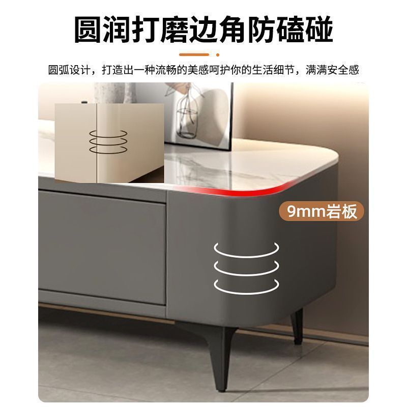 茶几3C玻璃家用客厅小户型茶桌酒店批发免安装软包茶几电视柜组合|undefined
