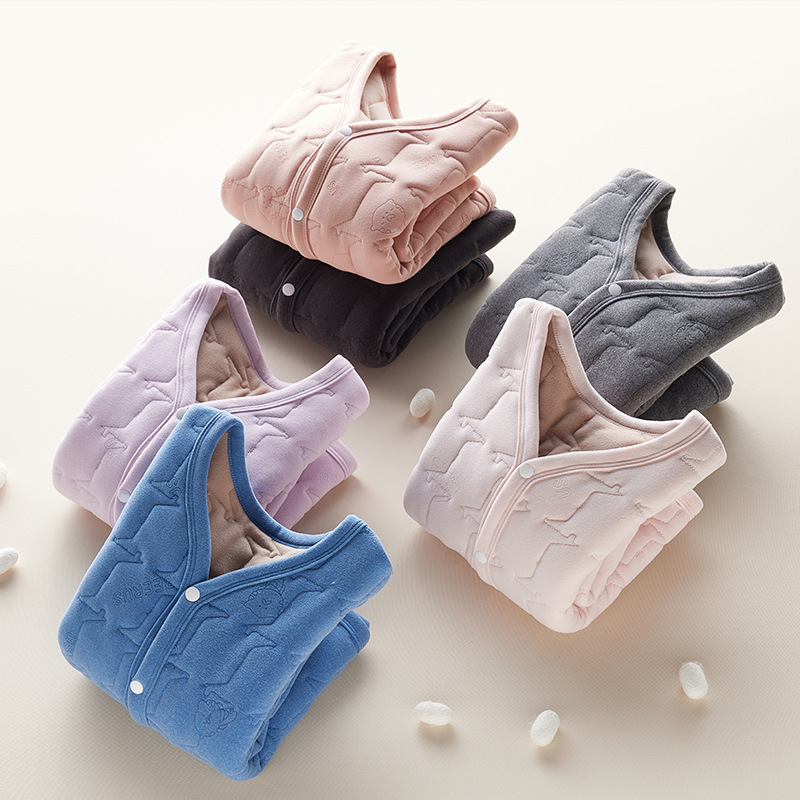 Forro de los niños ropa acolchada de algodón para Niños y Niñas Ropa acolchada de algodón para niños medianos y grandes uniforme escolar artefacto bebé de seda chaqueta acolchada de algodón cálido