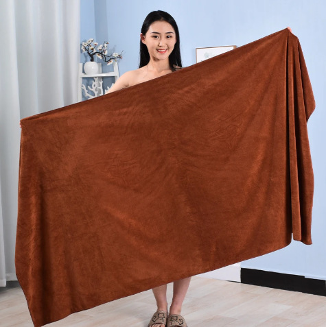 Bath Towel, Beauty Salon Special Bed, Bath, Moxibustion Hall Bed Sheets, Household Wrap, Fine Fiber Absorbent, Soft Large Towel