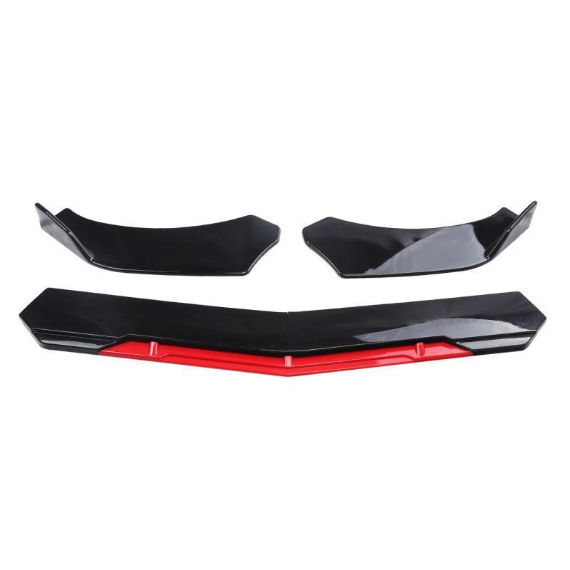 Modificación del automóvil Pala delantera con patrón de fibra de carbono universal Civic de décima generación Labios delanteros especiales Barra de protección de esquina anticolisión