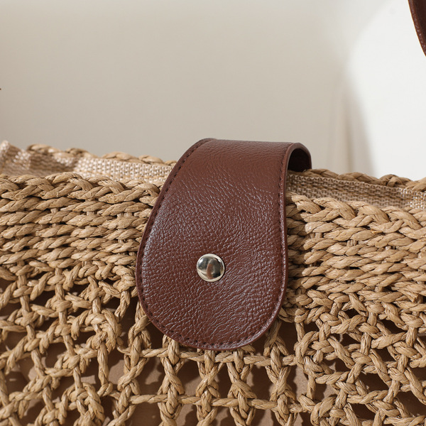 Fresh straw beach one-shoulder bag