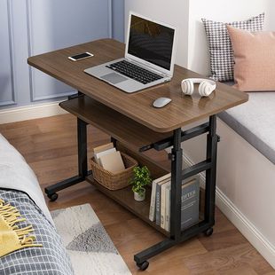 Bedside Table Movable Computer Desktop Table Bedroom Home Student Desk Lifting Dormitory Lazy Computer Desk