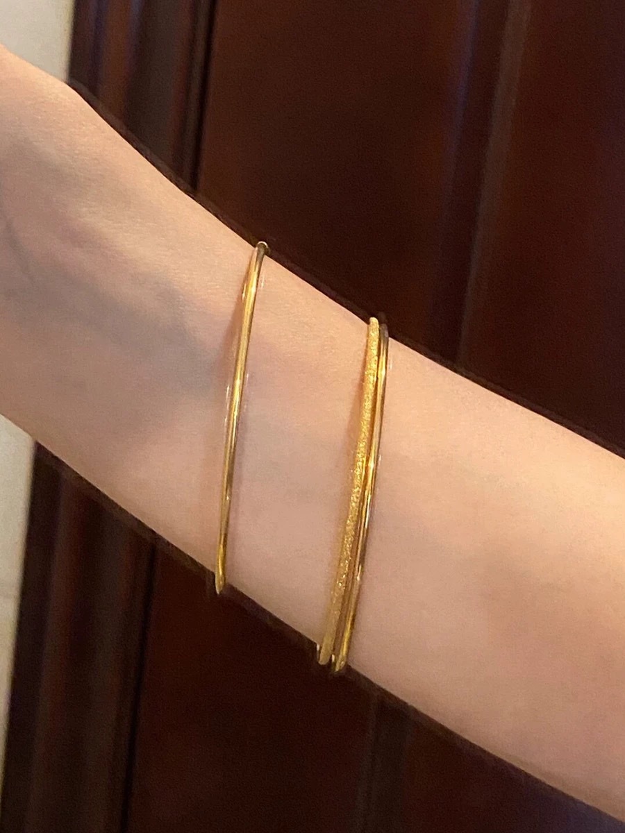 Jindian Same-style Three-generation Three-generation Three-generation Bracelet Women's Superior Sense Two-light One-sand Long-standing Color-free All-_voghion.com