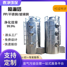 不锈钢喷淋塔废气处理环保设备酸雾脱硫塔净化塔酸雾洗涤塔喷淋塔
