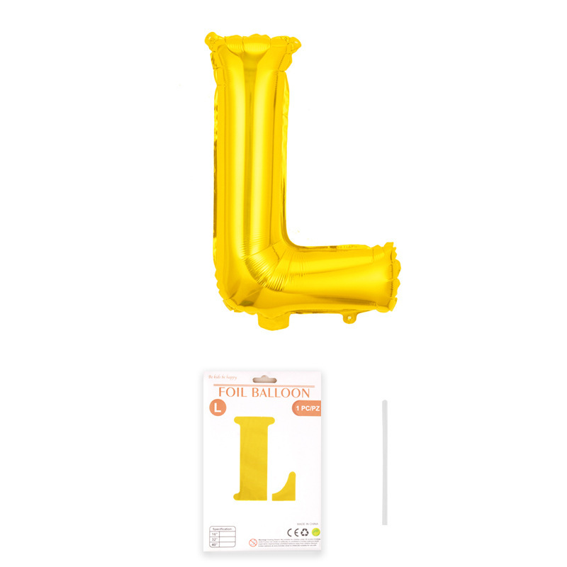 Tarjeta de papel independiente con letras de 32 pulgadas, embalaje fino, embalaje de globos de papel de aluminio, versión estadounidense, película de aluminio delgada, globo flotante al por mayor image 16