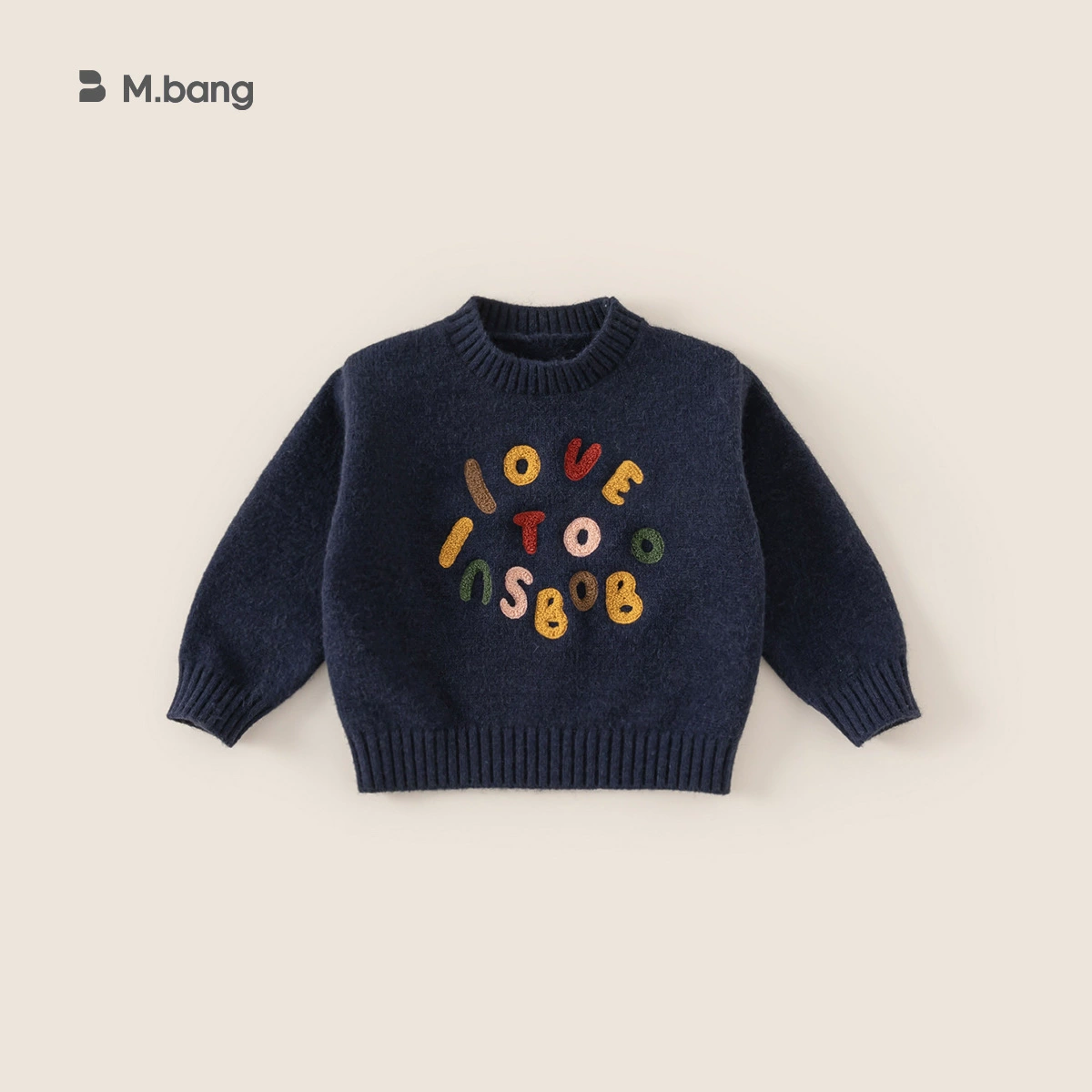 Children's knitted sweater, boys, autumn demi-season, wool blend long-sleeve, sizes for heights 80–150 cm