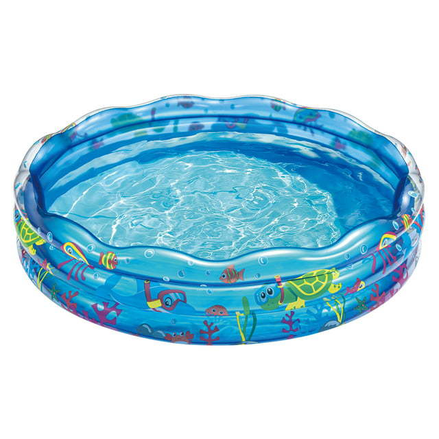 Customized 3-Ring Round Transparent Swimming Pool Kidsren's Paddling Pool Ocean Ball Pool Home Baby Thickeneded Inflatable Swimming Pool