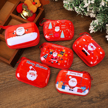 圣诞节新品马口铁圣诞小礼物长方形圣诞包儿童创意零钱包圣诞礼品