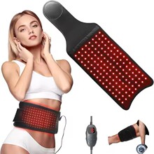 led红光腰带电热腰部按摩宠物加热光疗暖宫脉冲背部膝盖智能温控