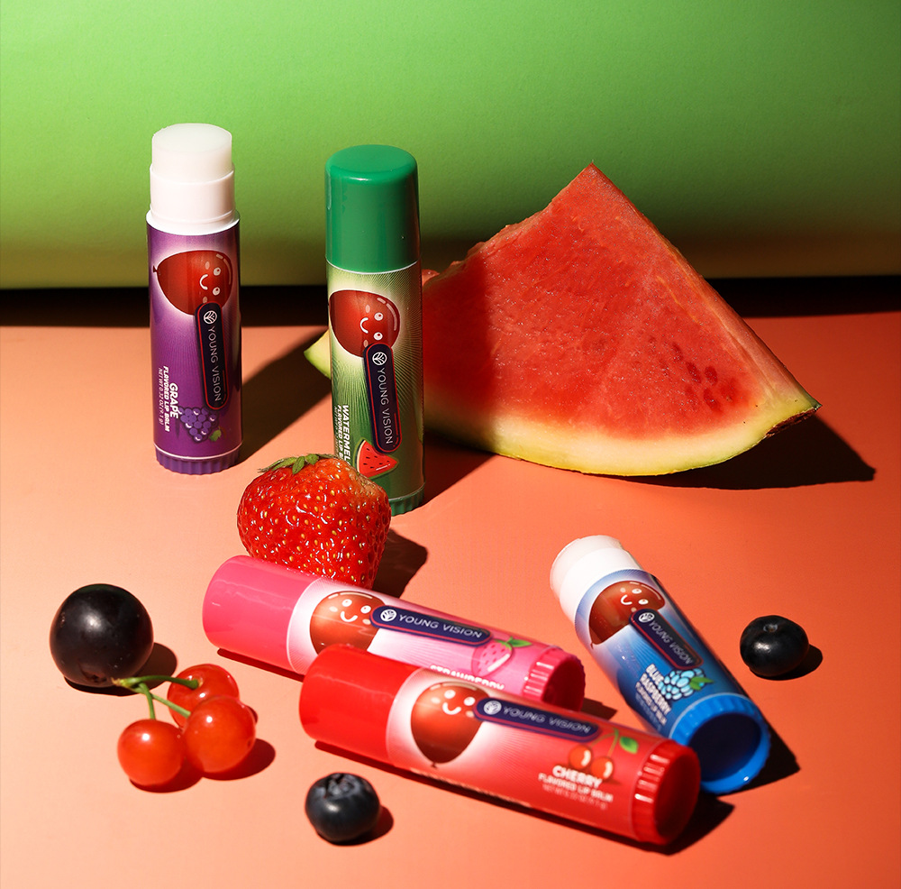 YOUNG VISION Lip balm Moisturizing and Nourishing fruit-flavored cross-border lip balm undefined