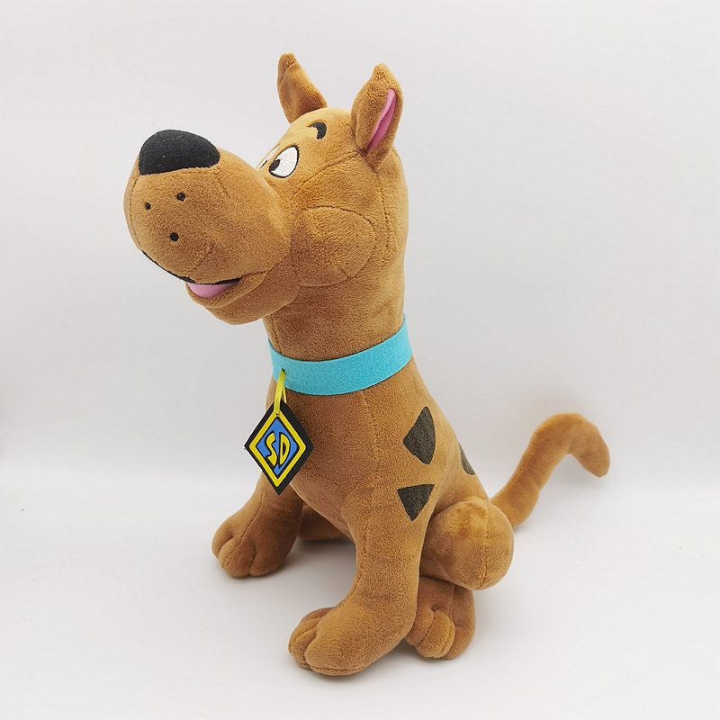 跨境史酷比毛绒玩具棕色大丹狗挂件电影 Scooby-Doo 狗狗公仔玩偶