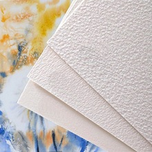 12Sheets 300g Watercolor Paper Pure Cotton Pulp Thickened跨