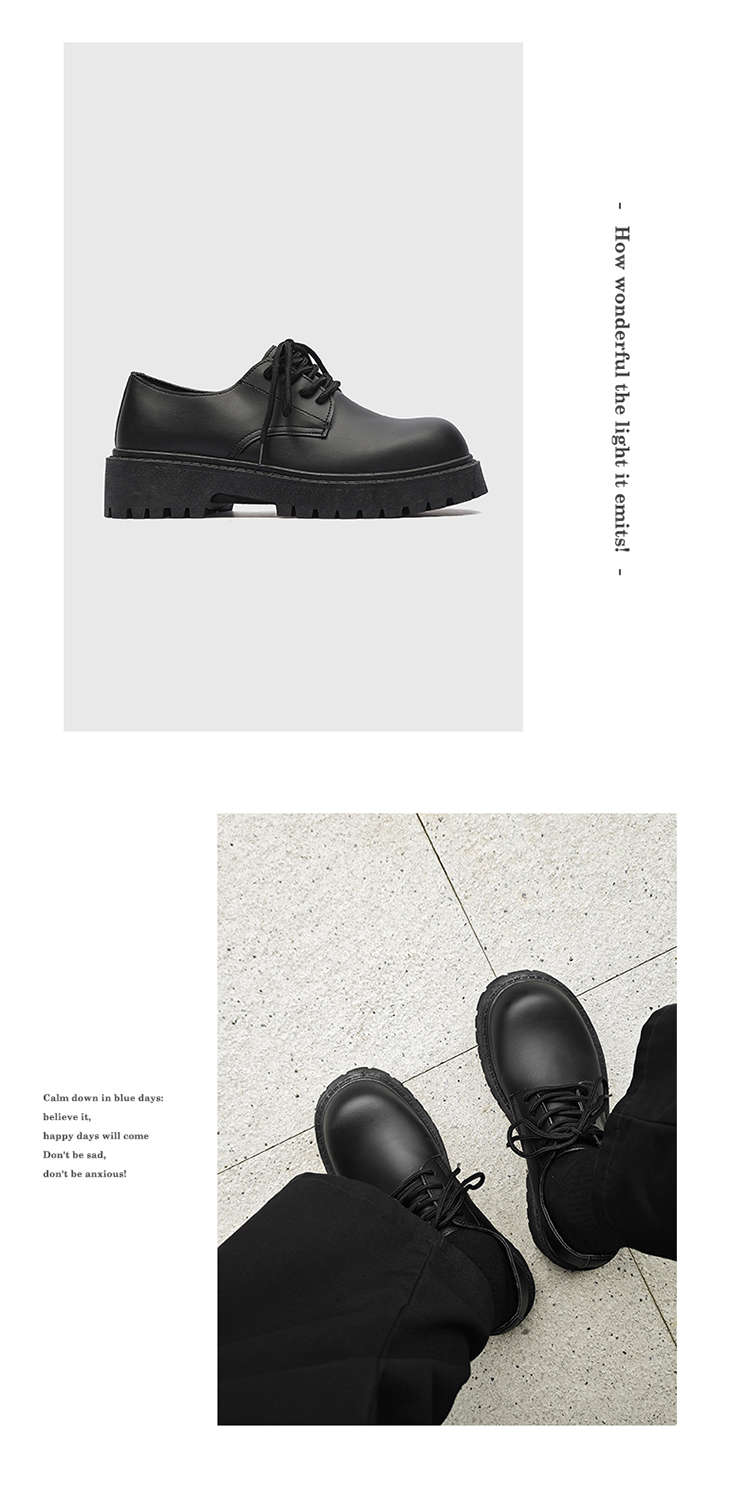 Chaussures d'été en cuir ShoeVault pour hommes, derbies décontractées à gros orteil, costume style Hong Kong, coiffeur pour jeunes, style britannique pour pieds larges._voghion.com