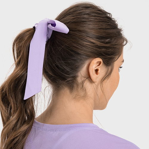 Quality Hairband with Tie-Down Strap, Bow-Knot Casual Sports Elastic Headband, Ribbon Hair-Tying Headband, Hair Tie Strap DA373