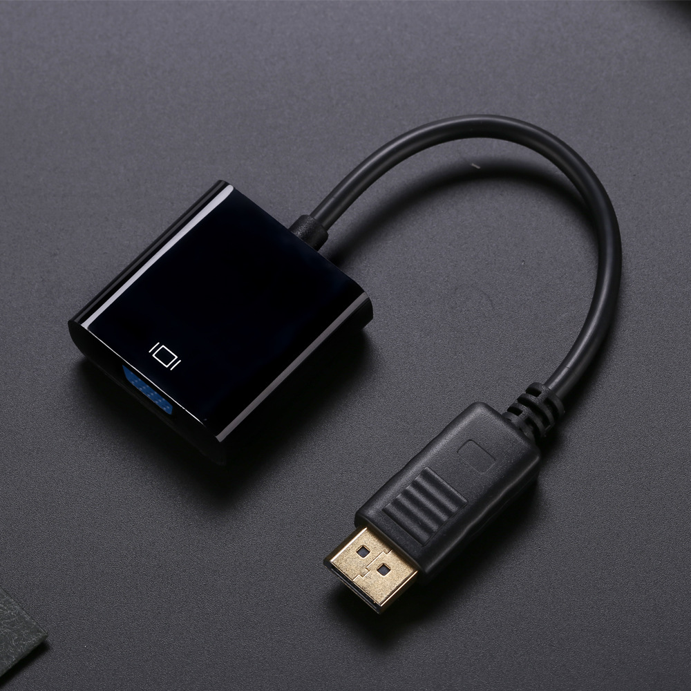 Gran DP a VGA cable adaptador DisplayPort a VGA convertidor DP adaptador de fábrica al por mayor