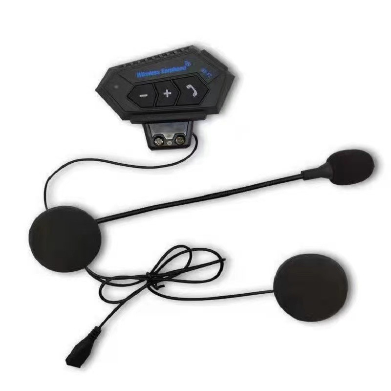 Cross-border helmet bluetooth headset motorcycle bluetooth music headset bluetooth 5.0 solution 1000MA battery