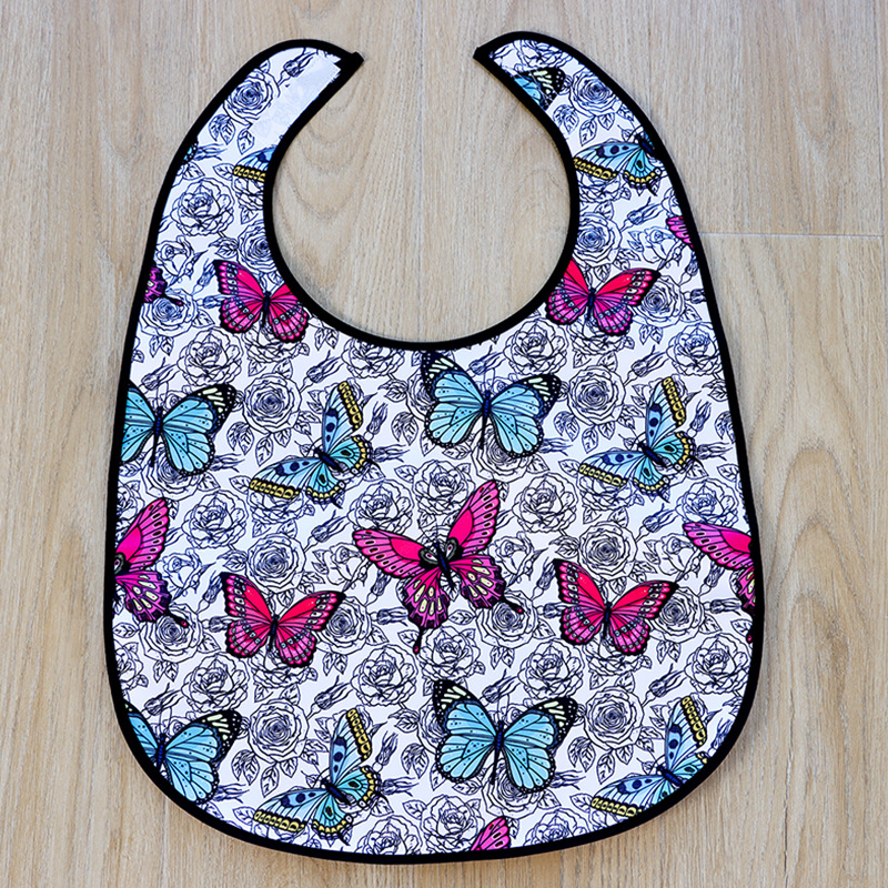 나비 작은 턱받이 B02