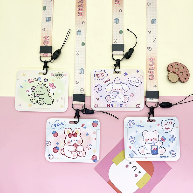 Горизонтальный милый студенческий набор карточек с мультяшными картами Campus Card библиотечный защитный чехол в наличии оптовая сумка для карт трансграничной внешней торговли