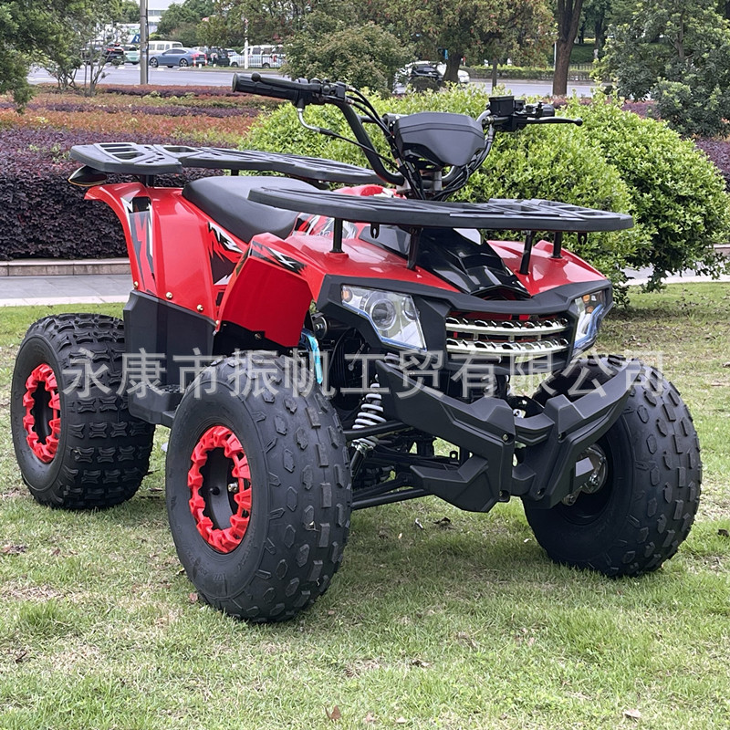 Cuatrimoto Todoterreno Eléctrica Little War God ATV, Cuatrimoto de Gasolina 125 para Adultos, Motocicleta de Montaña