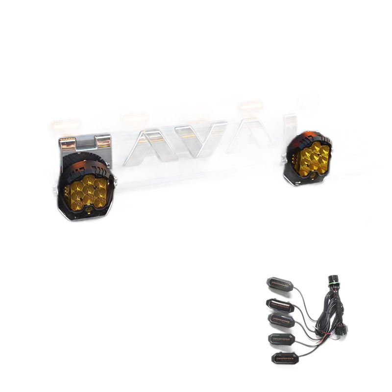 Lámpara de red media adecuada para Haver Raptor Lámpara amarilla LED Lámpara diurna Lámpara de parrilla impermeable Lámpara amarilla image 2