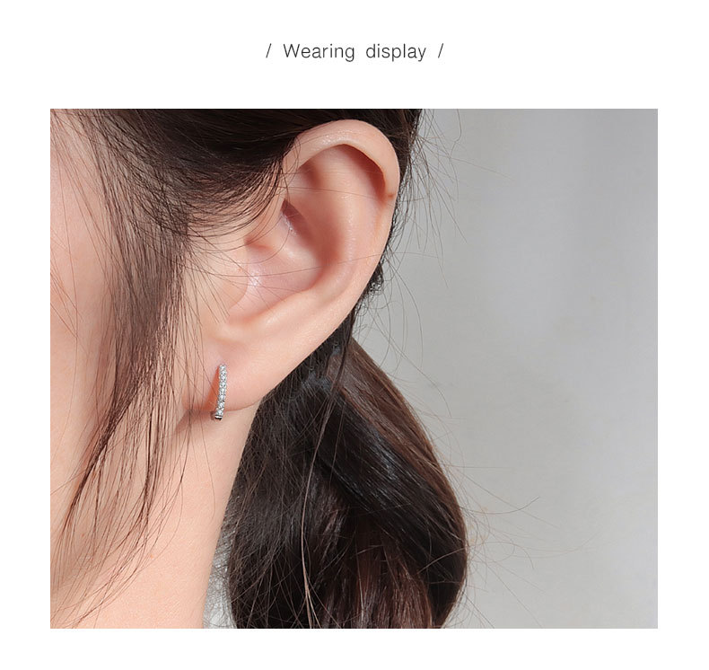 925 Sterling Silver Ear Needle Material Earrings Classification 1 Pair 925 Sterling Silver 925 Sterling Silver Earrings Geometric Earrings
