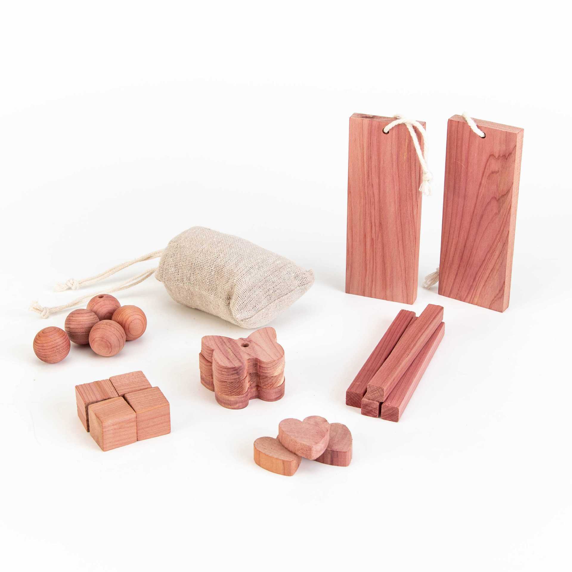 Bola de madera de cedro rojo desodorizante desodorizante bola anti-insectos bola redonda de cedro rojo cajón armario anti-insectos desodorizante granular natural de madera