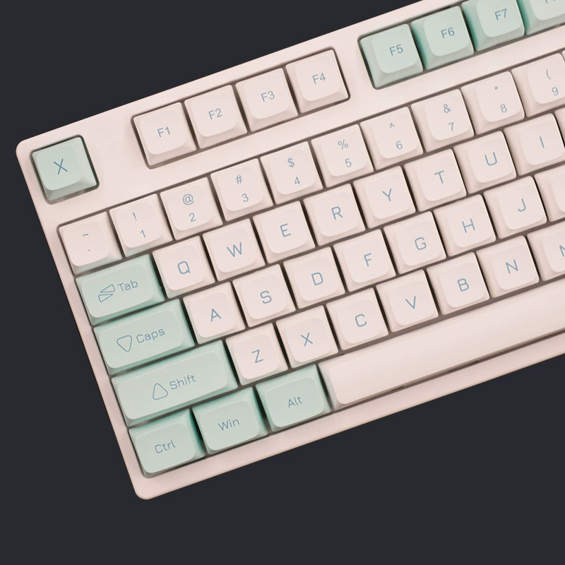 PBT Subvicit Small Fresh Series 137 - клавиши Ice Crystal Mint Glacier XDA High Machinery Key Caps оптом