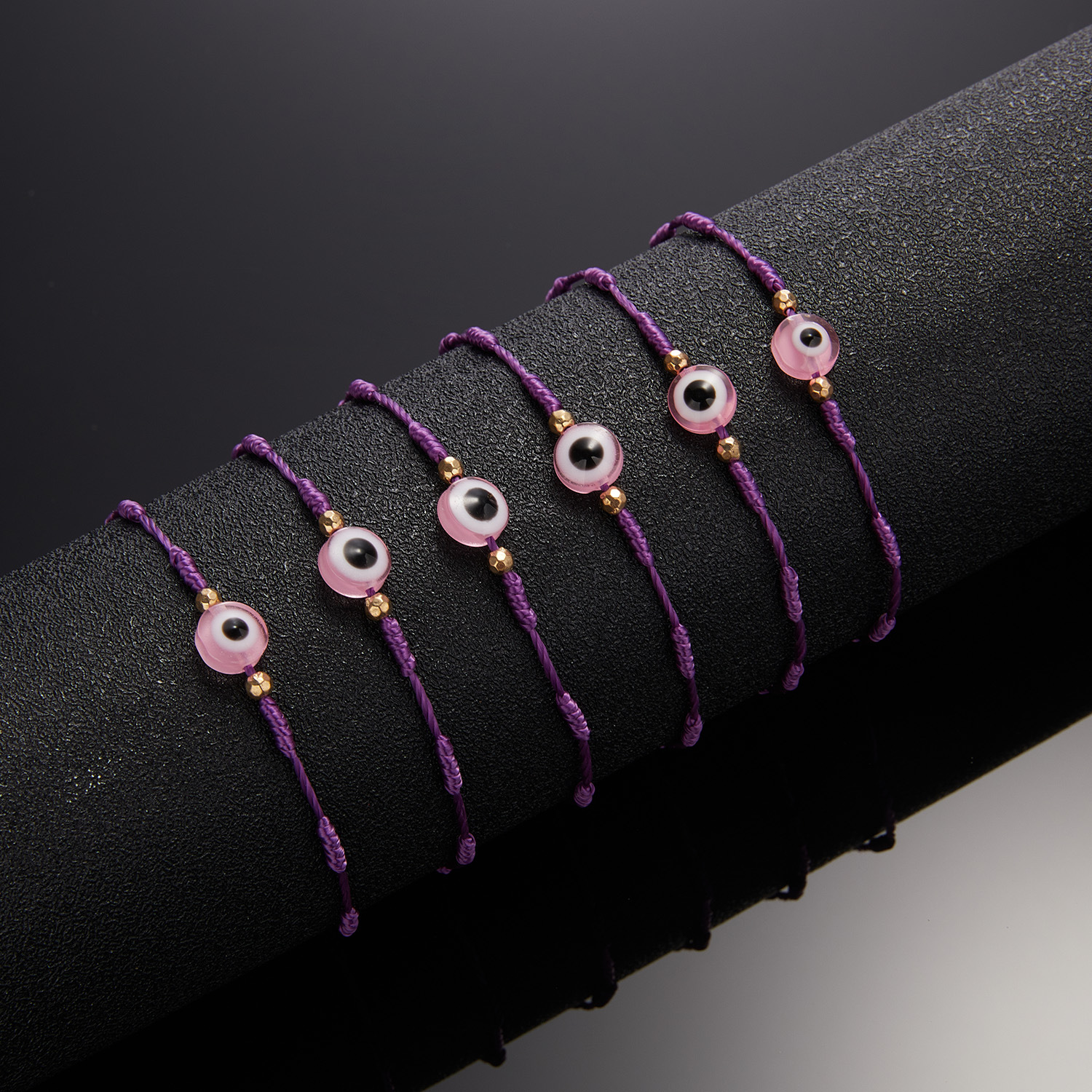 Fashion Eye Alloy Resin Knitting Unisex Bracelets 1 Piece