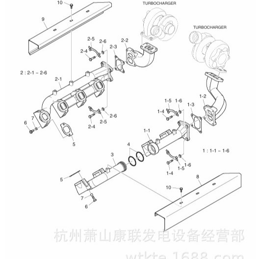 65.08901-0060排气总管垫圈PU158斗山