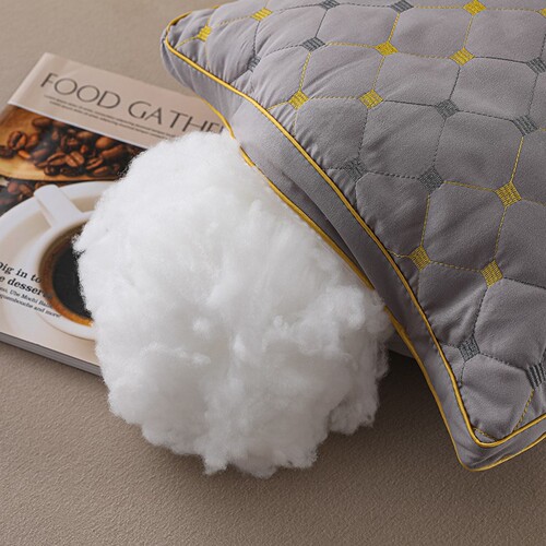 Hotel Pillow Pair of Downy Velvet High Elasticity Pillow Core Household Adult Single Person Neck Support Pillow Aid Sleep Pillow Core 