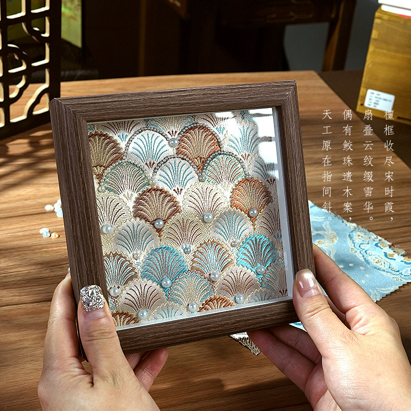 Source Manufacturer Imitation Song Brocade Pearl Painting Intangible Cultural Heritage Handmade DIY Pearl Painting Material Package Chinese Style Ornaments Material Package Source Manufacturer Imitation Song Brocade Pearl Painting Intangible Cultural Heritage Handmade DIY Pearl Painting Material Package Chinese Style Ornaments Material Package
