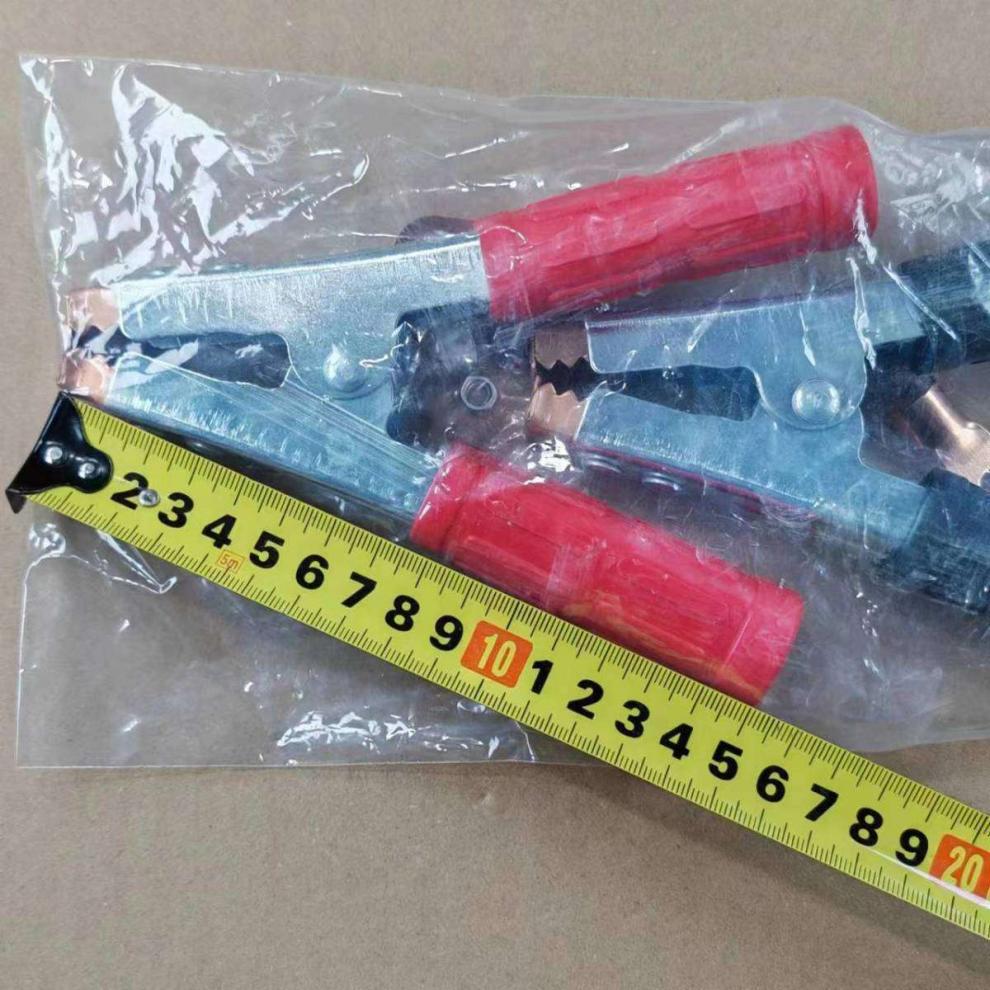 Battery Clamps with Thickened Copper Heads for Car Batteries, Jump-Starting Connection Cable Clamps, Charger Clips, Large and Small Alligator Clips