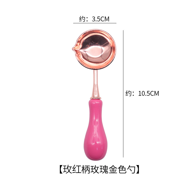 Fuego pintura cuchara vintage macaron 9 color fuego pintura sello sellado cera herramienta accesorios sobre mano cuenta sellado cera uso