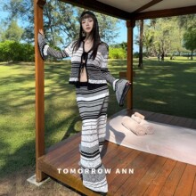 TOMORROWANN�����ĺڰ����οչ�����ȹ����A��ȹ����ͨ��12802
