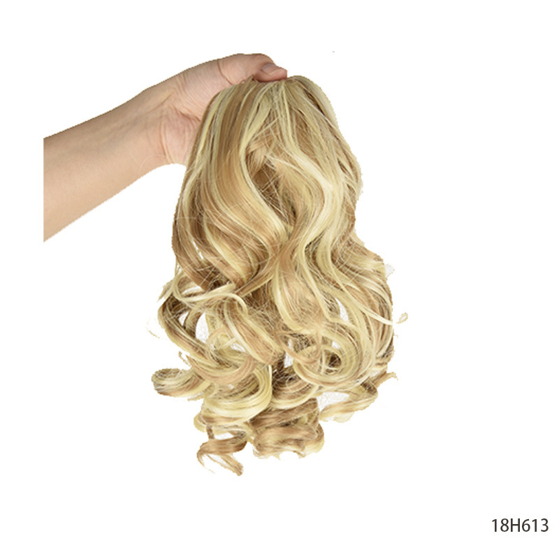 Wavy Synthetic Ponytail With Drawstring Natural Look Hairpiece_voghion.com