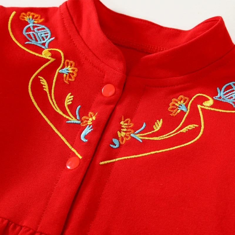  Baby full moon onesie 100-day weekly clothes baby boy Chinese style girl spring and summer festive year old Tang suit