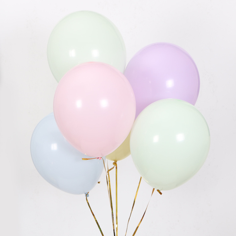 10寸乳膠氣球 馬卡龍氣球生日派對國慶婚慶婚禮婚房商場店鋪布置