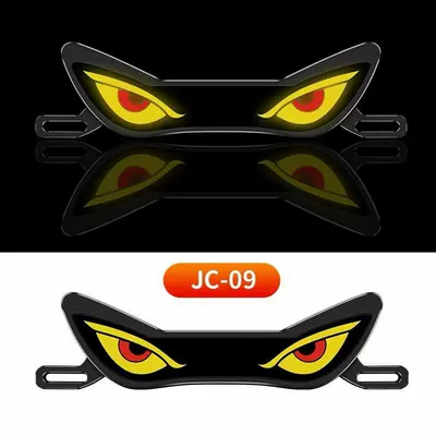License plate lamp Triangle Devil Eye Motorcycle - jc-09
