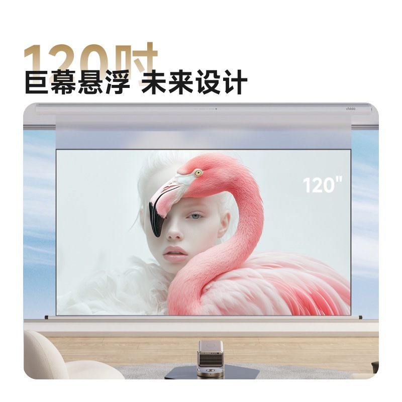 【C2/C1系列可用】Vidda PR120海信投影仪壁挂120英寸电动光子幕