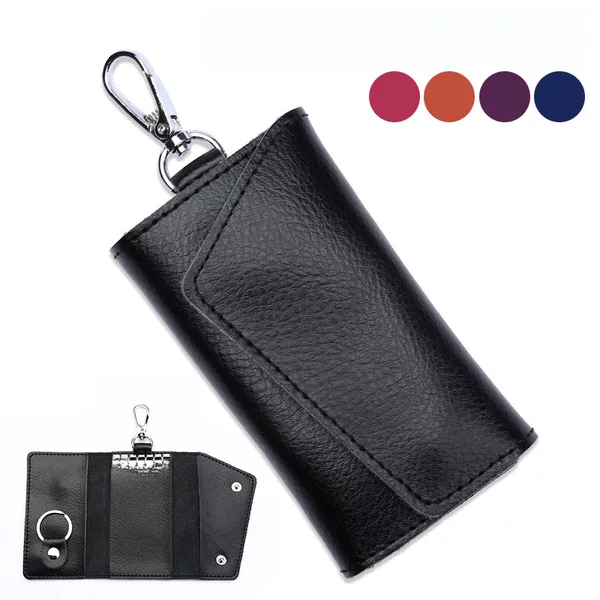 Genuine Cowhide Car Key Bag Manufacturer Wholesale Men's Key Cover Fashionable Women's Home Key Hanger