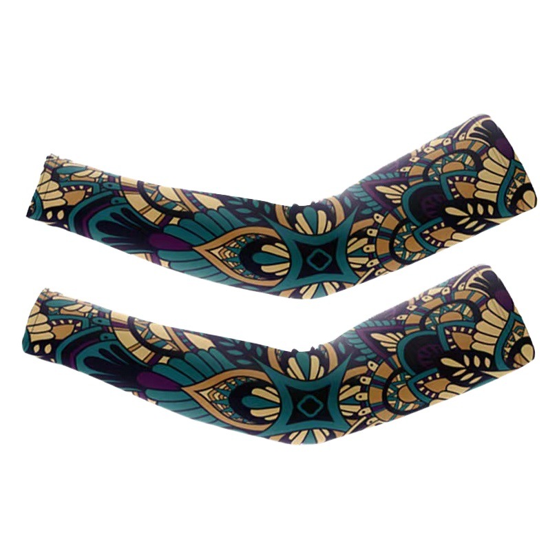 Men's and Women's Summer Sun Protection UV Protection Ice Sleeve Face Towel Set Thin Quick-drying Driving Riding Outdoor Arm Tattoo