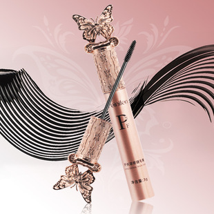 Mascara, Long and Curling, Waterproof and Sweat-Proof, Natural Three-Dimensional Eyelashes, Non-Smudged, Long-Lasting, Student-Friendly