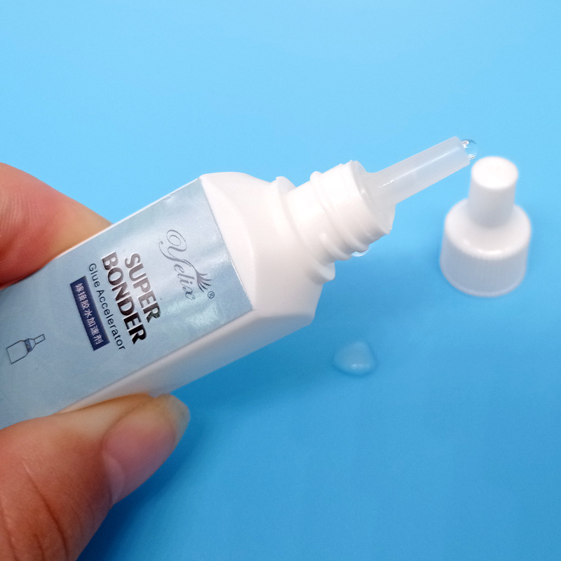 Fábrica de aceleración adhesivo de injerto adhesivo de secado rápido acelerado duradero refuerzo sólido limpiador de látex falso pegamento de pestañas