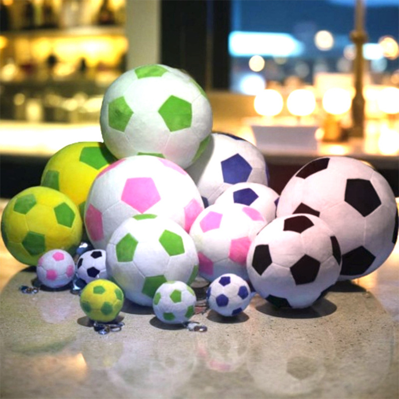 realistic football plush pillow