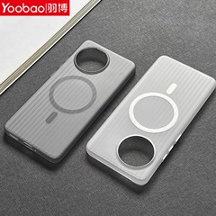 适用红米K80 Ultra手机壳金属按键K80至尊版磨砂磁吸瓦楞壳保护套