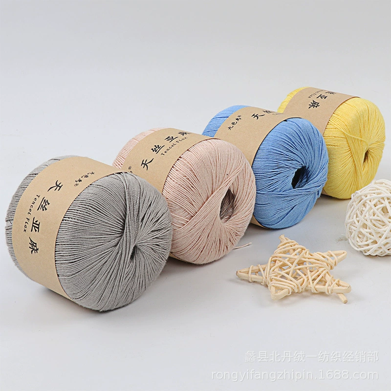 Woven lace silk threads handmade, sweater, cotton ball of yarn, crochet, 5 size, DIY