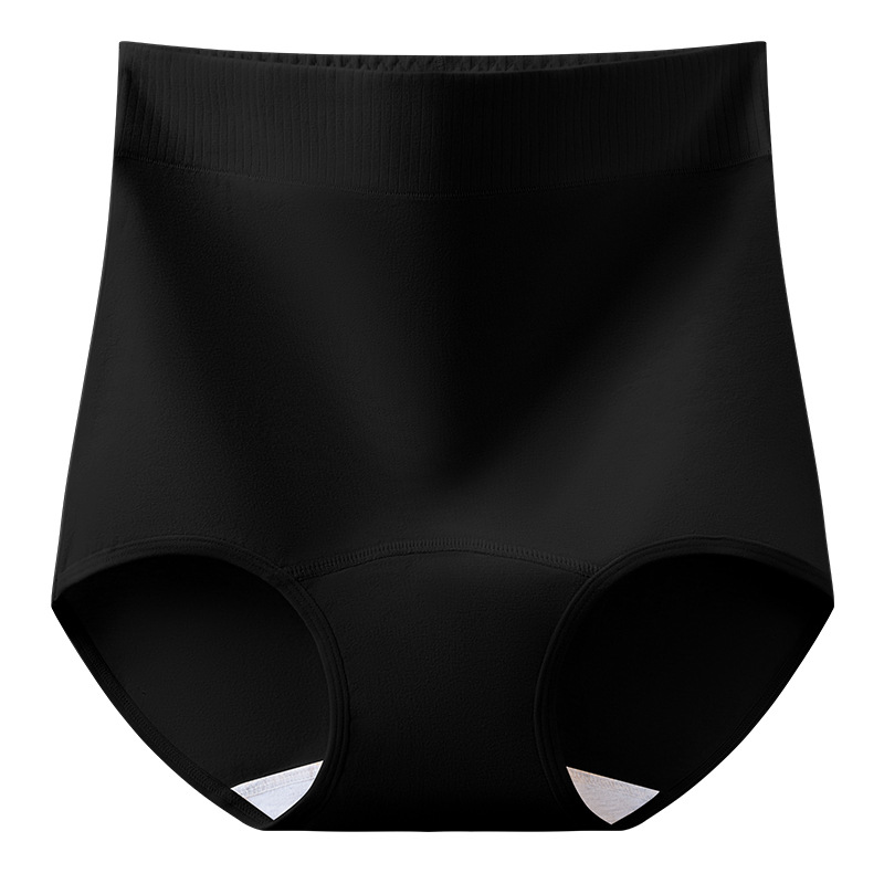 Ropa interior de abdomen de cintura alta para mujer algodón puro antibacteriano nuevo vientre posparto ropa interior de algodón 7A refrescante