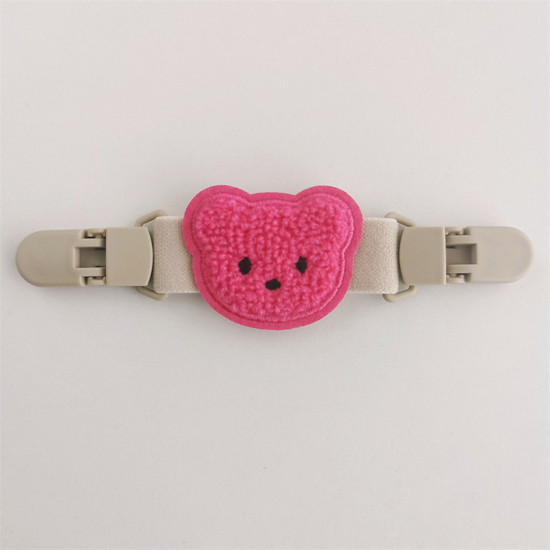 INS estilo coreano clip de suspensión oso pantalones de tirantes para niños clip anti-caída clip de la correa del hombro soporte de la falda de la suspensión antideslizante artefacto de hombro