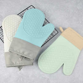 加厚全硅胶手套户外烧烤专用隔热手套家用烤箱微波炉防烫手套批发